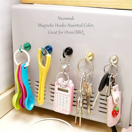 2pcs Heavy-Duty Magnetic Hooks for Cruise Cabins & Home Utility