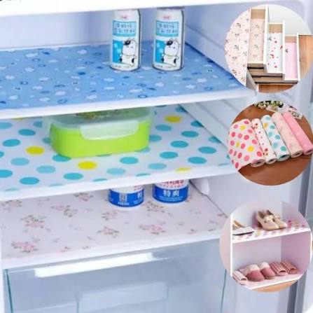 Printed EVA Refrigerator Anti-Slip Mats & Kitchen Cabinet Liners (Random Designs)
