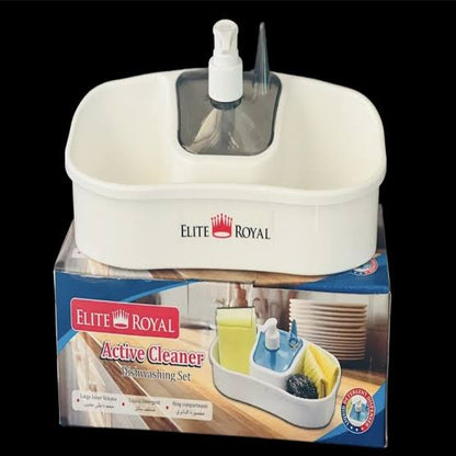 Active Cleaner Dishwashing Dispenser & Caddy Set