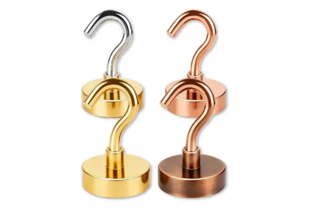 2pcs Heavy-Duty Magnetic Hooks for Cruise Cabins & Home Utility