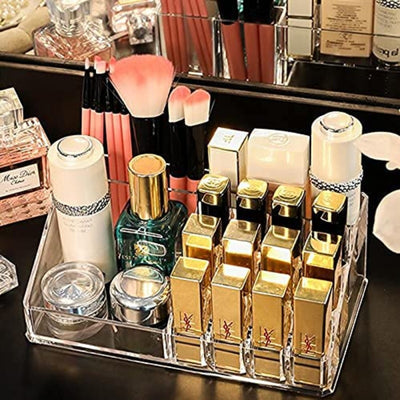 Clear Acrylic Makeup Organizer & Cosmetic Display Box