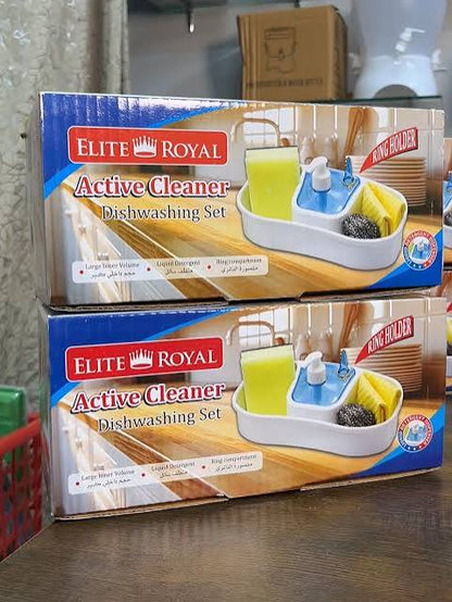 Active Cleaner Dishwashing Dispenser & Caddy Set